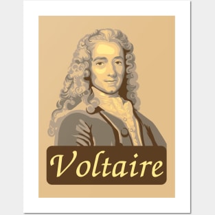 Voltaire Portrait Posters and Art
